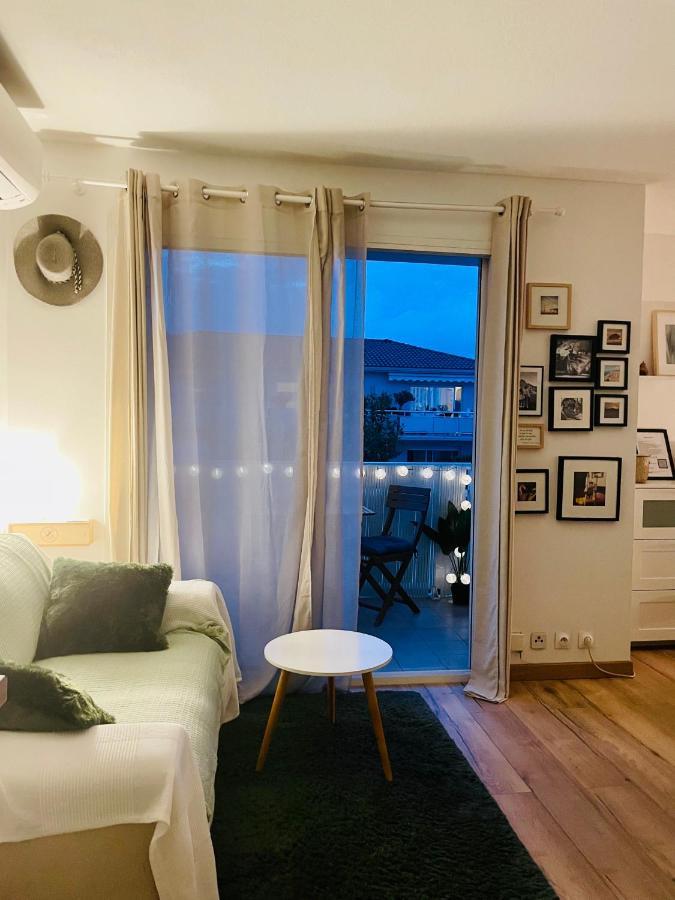Studio Cosy Avec Terrasse Et Garage Saint-Laurent Du Var Limitrophe Nice Exteriör bild